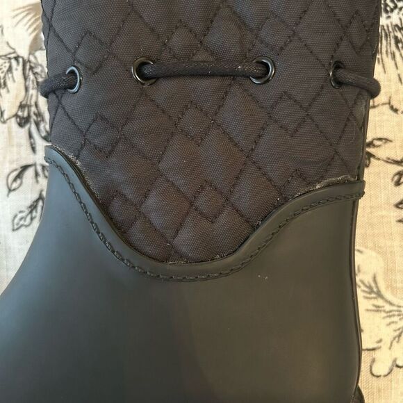 Jessica Simpson Racyn Women’s Size 7 Black Rain Ankle Boots - Picture 7 of 8